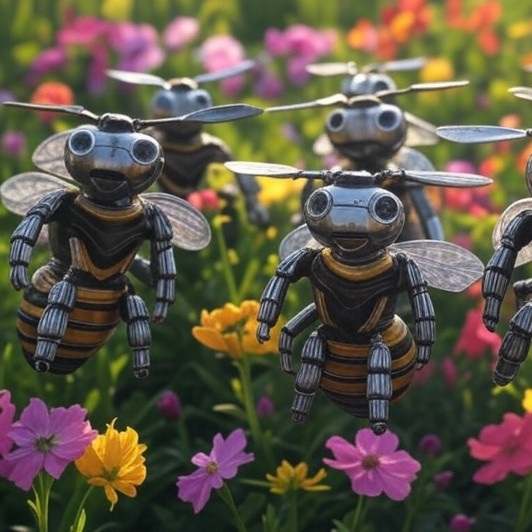 Sustainability-in-Tech : Tiny Flying Robot Pollinators