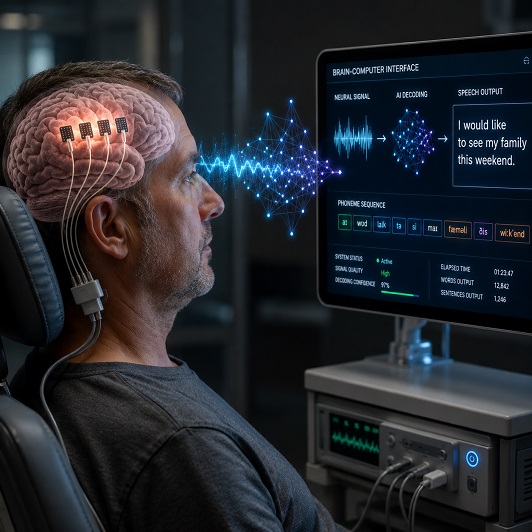 Brain Implant Restores Speech To ALS Patient